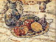Paul Signac The still life having fruit Norge oil painting reproduction